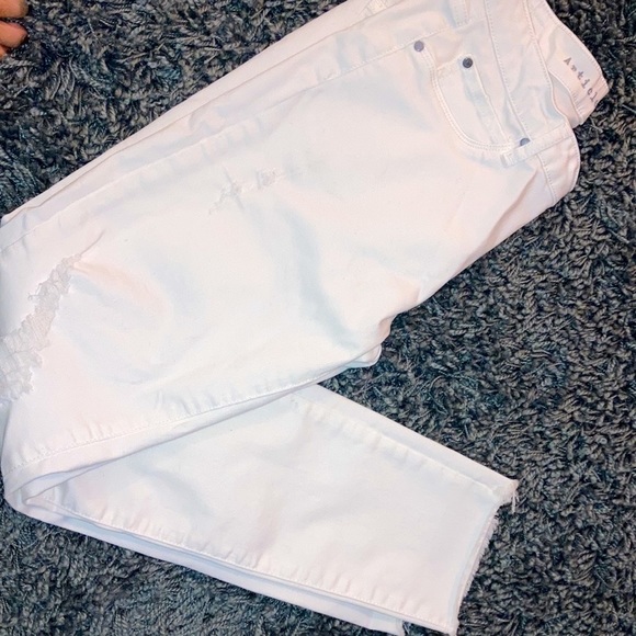 Articles of society white distressed straight leg jeans size 29 - Picture 2 of 16
